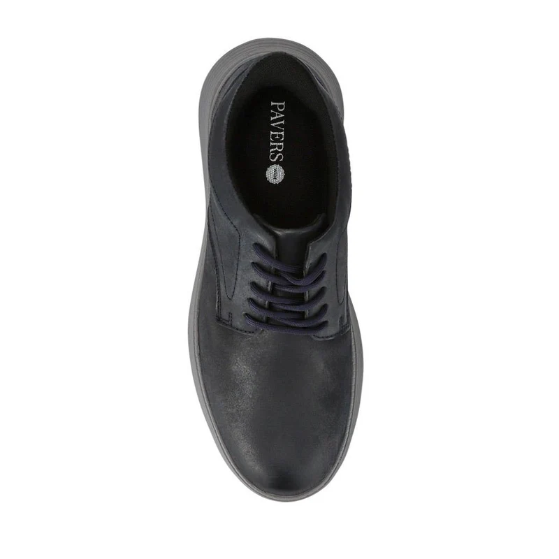 Easy Step In Casual Leather Lace Up Shoes - RISI41001 / 326 953 - Navy