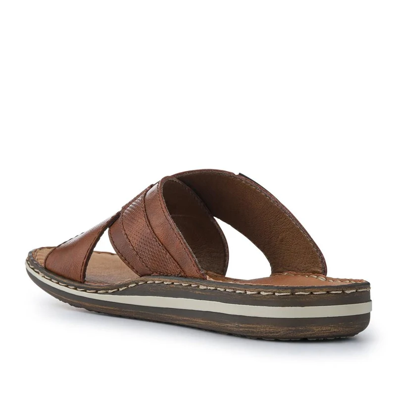Leather Mule Sandals - RKR41532 / 326 939 - Tan