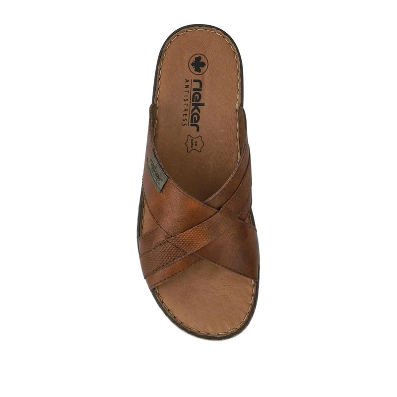Leather Mule Sandals - RKR41532 / 326 939 - Tan