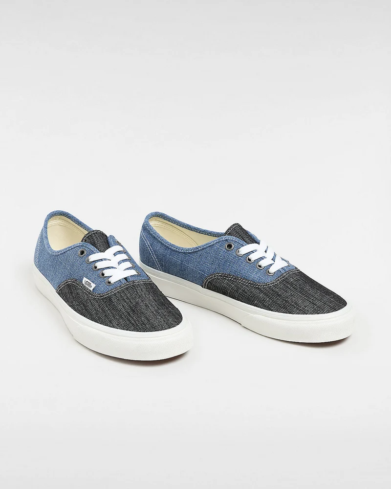 VANS Authentische Unisex-Sneaker aus Denim mit Gewinde – Blau / Weiß