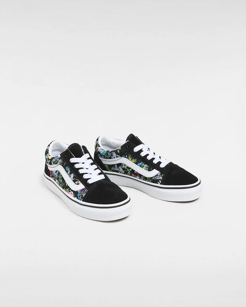 VANS Kinder Old Skool Wild Bouquet Trainer – Schwarz