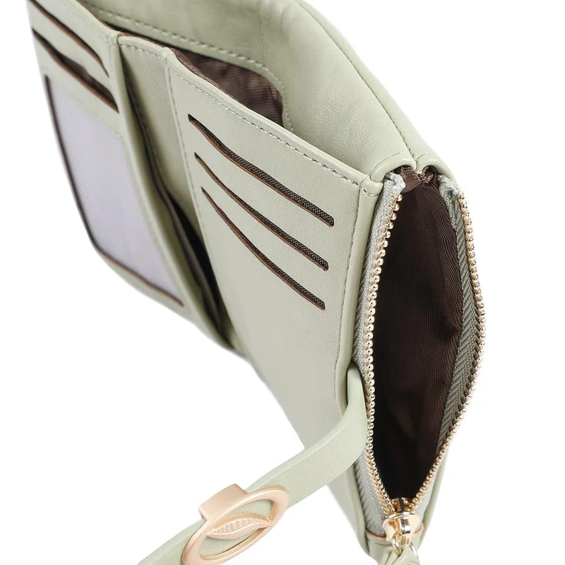 Zip Up Bi-Fold Purse - PRETT43003 / 329 386 - Green