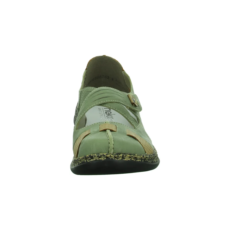 Rieker Slipper/Kletthalbschuh luftdurchlässig (durchbrochenes/geflochtenes Obermaterial)
