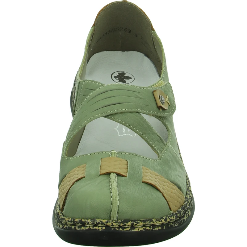 Rieker Slipper/Kletthalbschuh luftdurchlässig (durchbrochenes/geflochtenes Obermaterial)