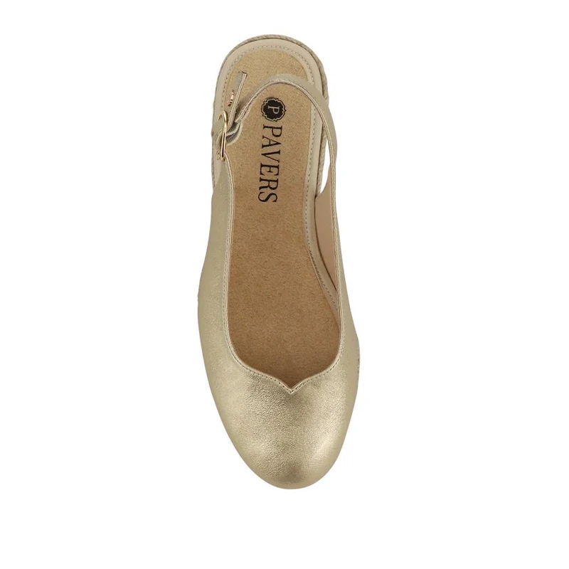 Smart Slingback Espadrilles - WBINS41021 / 327 179 - Gold