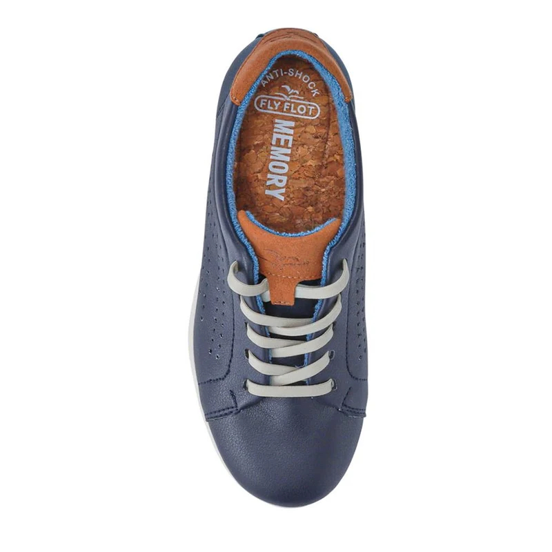 Fly Flot Anatomic Breathable Lace Up Trainers - FLY41500 / 326 670 - Navy