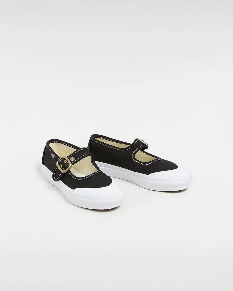 VANS Kinder-Mary-Jane-Sneaker – Schwarz/Weiß