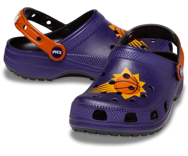 CROCS Unisex NBA Phoenix Suns Classic Clog - Schwarz