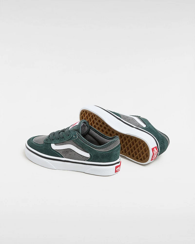 VANS Rowley-Turnschuhe für Kinder – Green Gables / Weiß