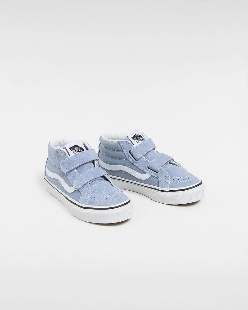 VANS Kinder Sk8-Mid Reissue V Color Theory Trainer – Dusty Blue