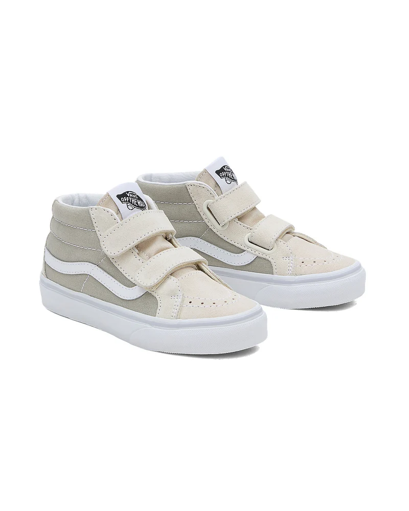 VANS Sk8-Mid Reissue V-Turnschuhe für Kinder – Natural Block True White