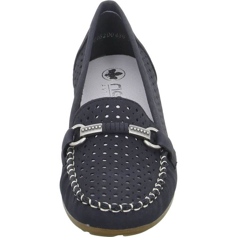 Rieker Slipper/Kletthalbschuh luftdurchlässig (durchbrochenes/geflochtenes Obermaterial)