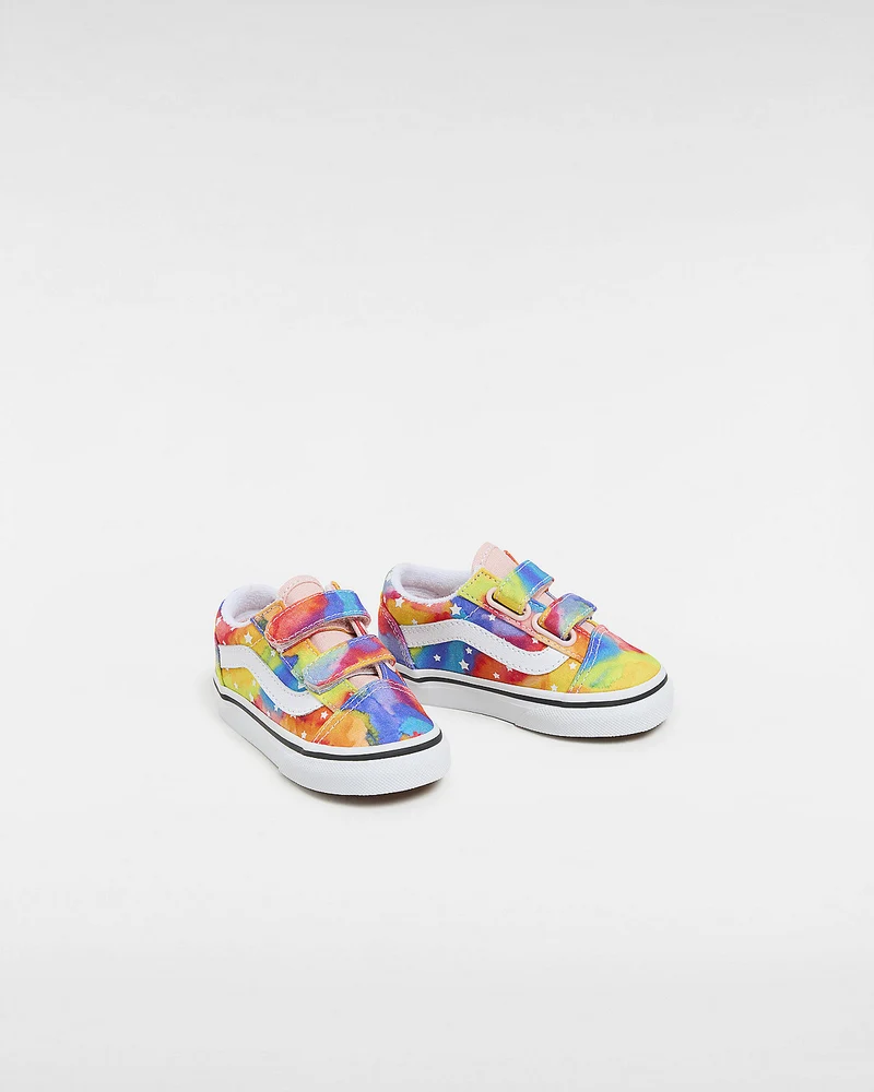 VANS Old Skool V Rainbow Galaxy-Turnschuhe für Kleinkinder