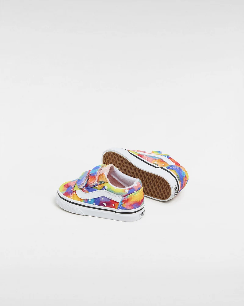 VANS Old Skool V Rainbow Galaxy-Turnschuhe für Kleinkinder