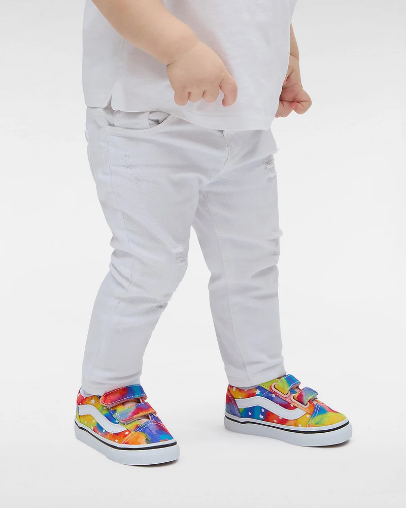 VANS Old Skool V Rainbow Galaxy-Turnschuhe für Kleinkinder