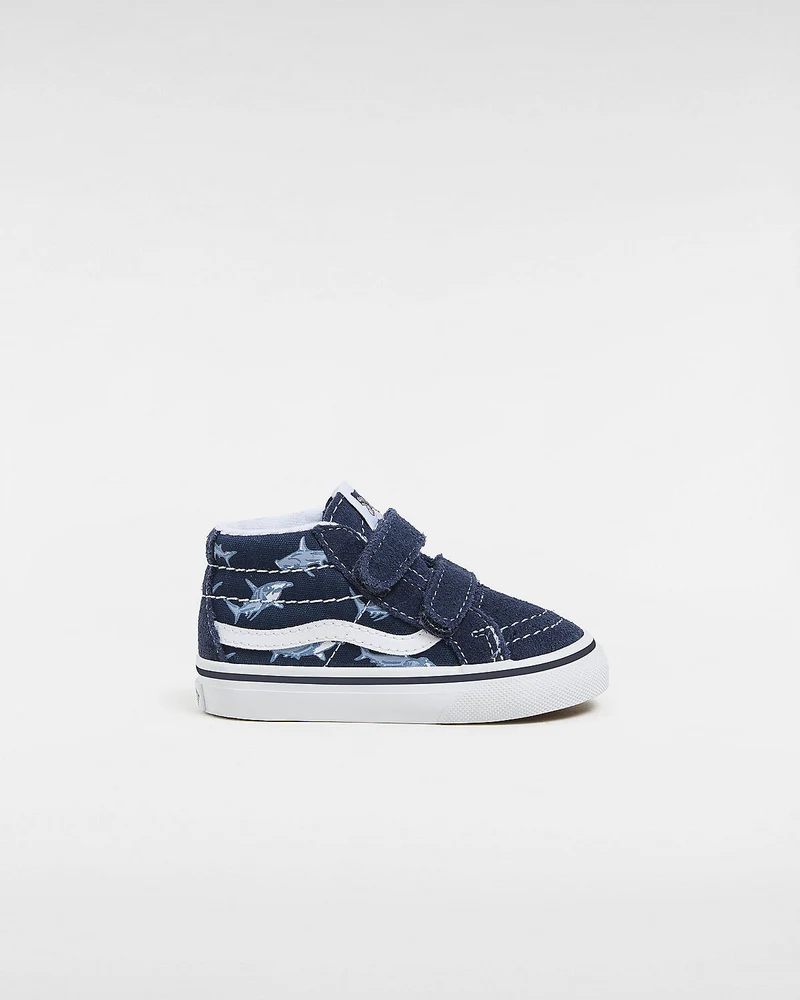 VANS Sk8-Mid Reissue V-Turnschuhe für Kleinkinder – Blau