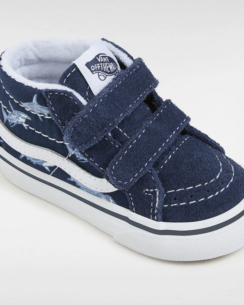 VANS Sk8-Mid Reissue V-Turnschuhe für Kleinkinder – Blau