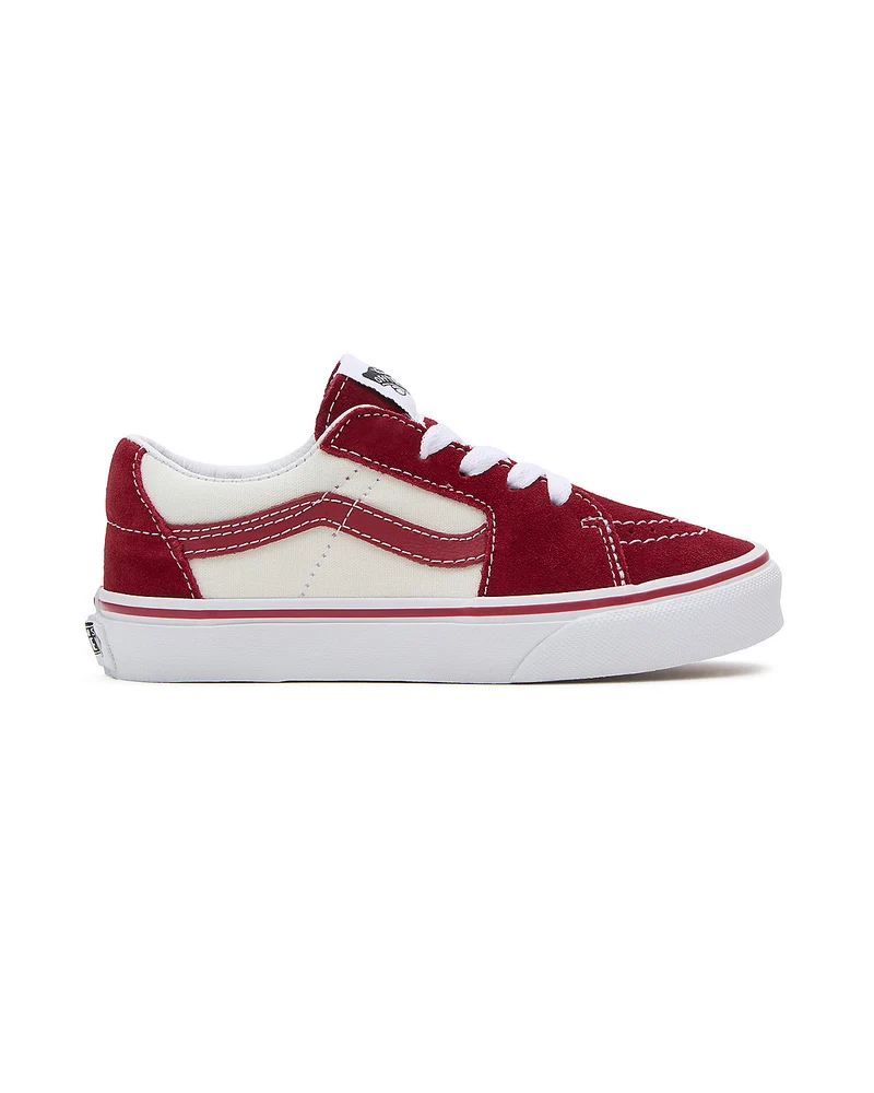 VANS Sk8-Low-Turnschuhe für Kinder – Rot / Marshmallow