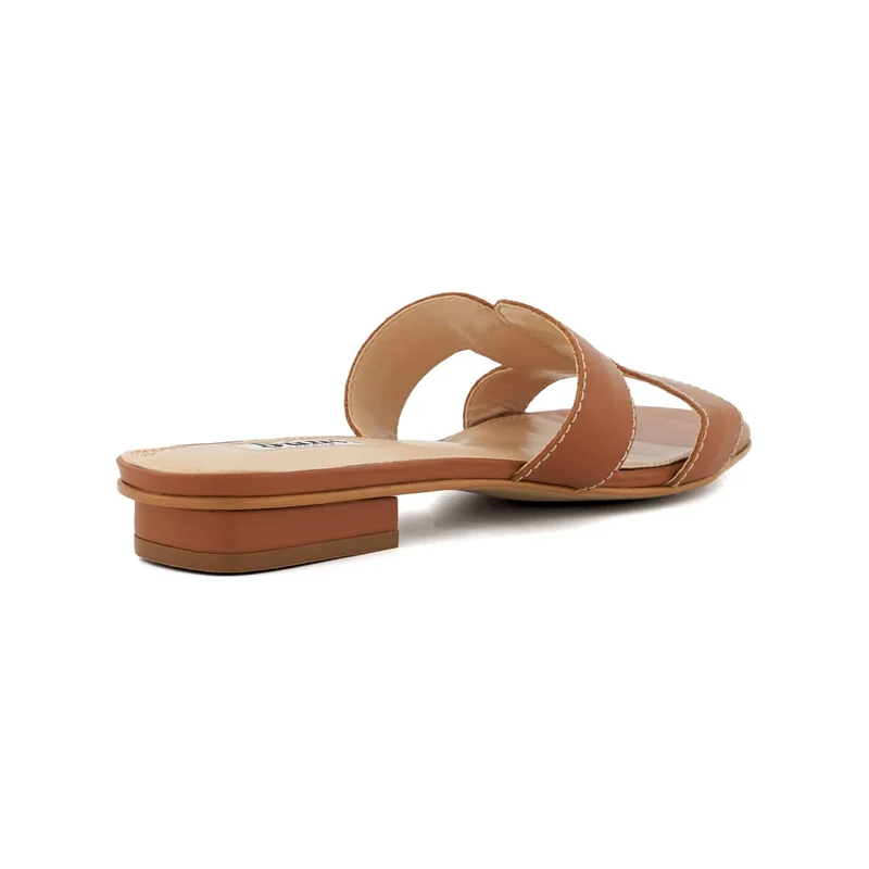 Dune Damen Loupe Sandalen Braun
