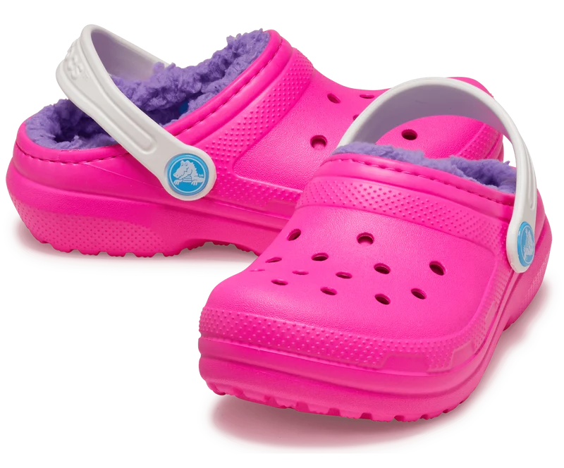 CROCS Kinderklassiker Lined Clog - Pink Crush