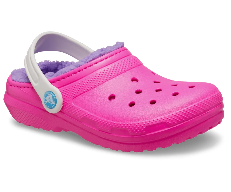 CROCS Kinderklassiker Lined Clog - Pink Crush