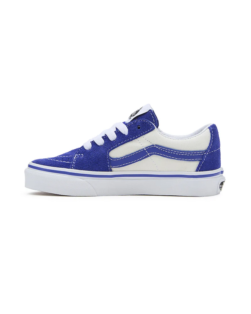 VANS Sk8-Low-Turnschuhe für Kinder – Blau / Marshmallow