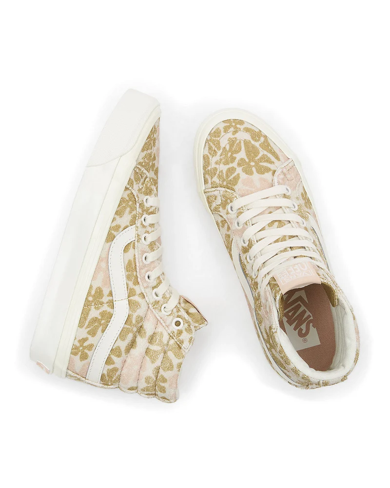 VANS Unisex Sk8-Hi Reissue 38 Trainer – Groovy Floral Peach