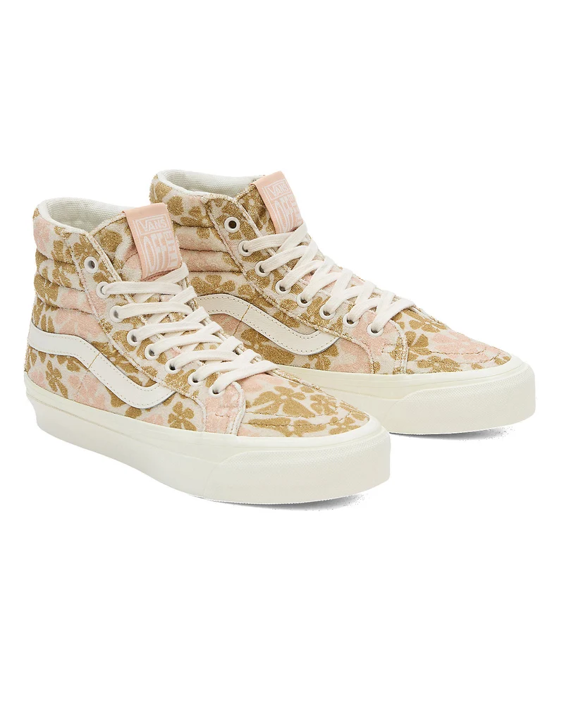 VANS Unisex Sk8-Hi Reissue 38 Trainer – Groovy Floral Peach