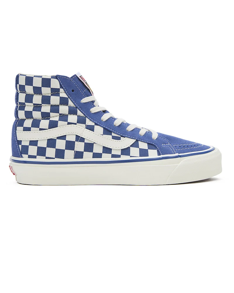 VANS Unisex-Sneaker Sk8-Hi Reissue 38 – Schachbrettblau