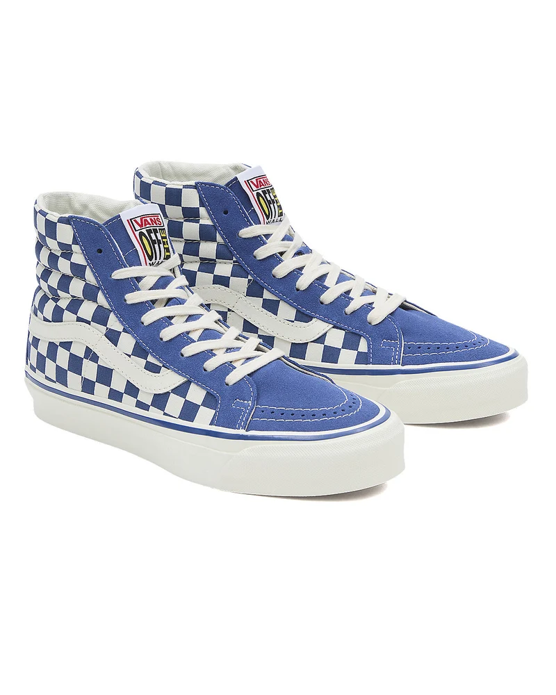 VANS Unisex-Sneaker Sk8-Hi Reissue 38 – Schachbrettblau