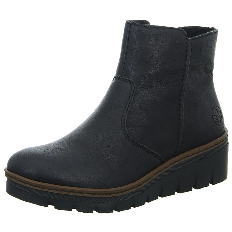 Rieker Schlupf-/Reißverschlußstiefelette Warmfutter bis 35mm Absatz (casual)