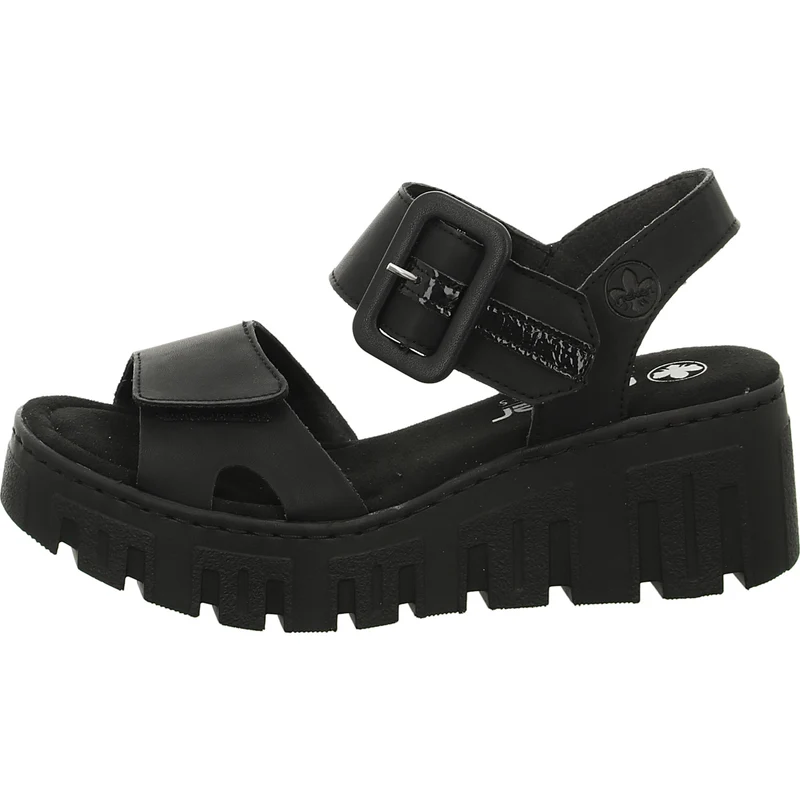 Rieker Keil Sandalette ab 30mm Sohlenhöhe
