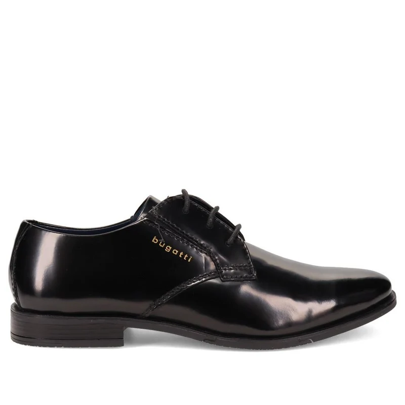 Smart Leather Oxford Shoes - BUG40521 / 326 007 - Black