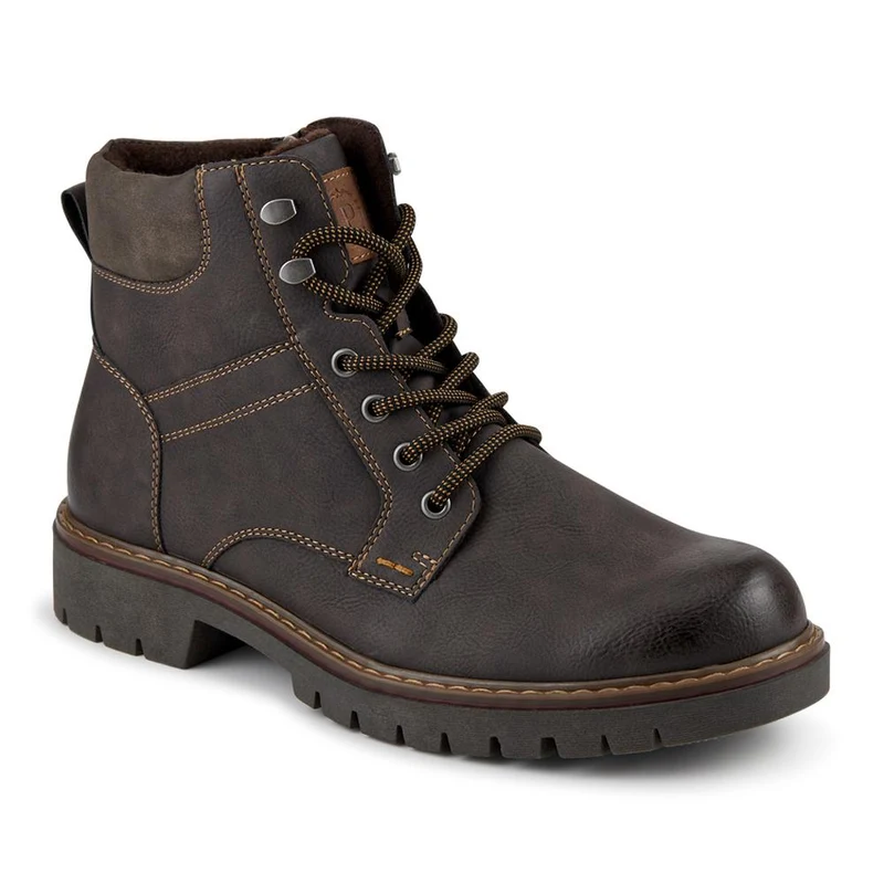 Lace-Up Ankle Boots - GANG42003 / 327 881 - Dark Brown