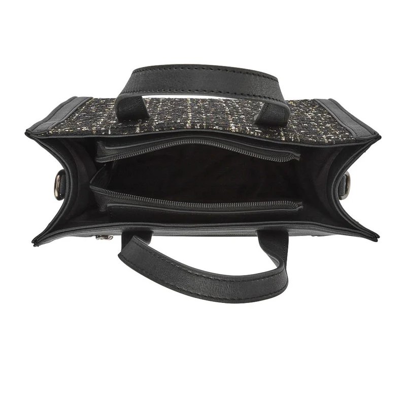 Floral Tote Bag - RIM38025 / 324 679 - Black Tweed