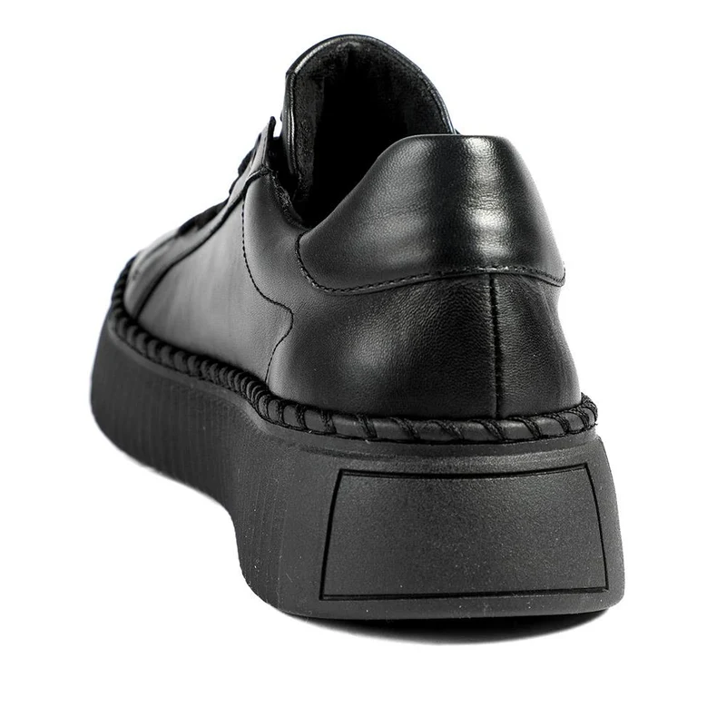 Gabor Leather Platform Trainers - GAB42023 / 329 516 - Black