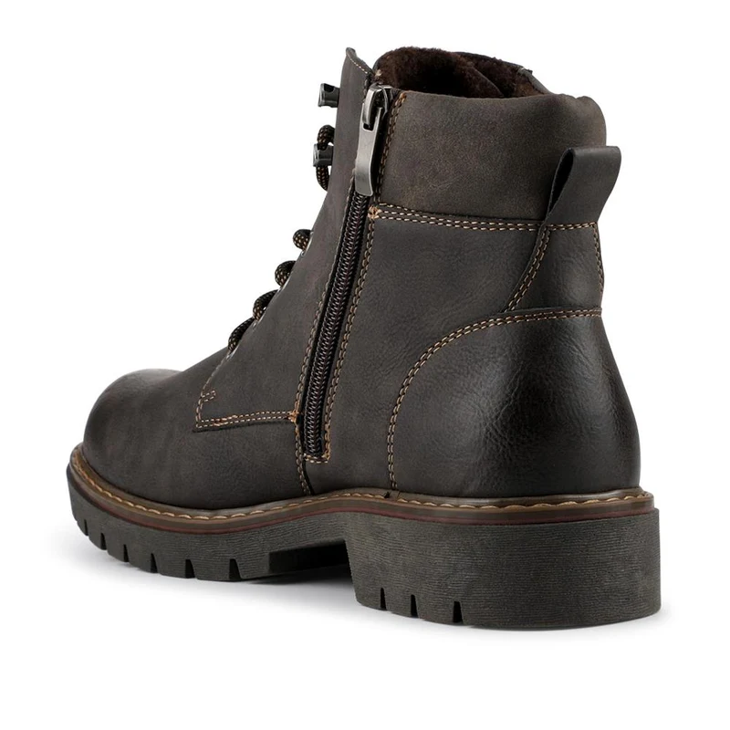 Lace-Up Ankle Boots - GANG42003 / 327 881 - Dark Brown