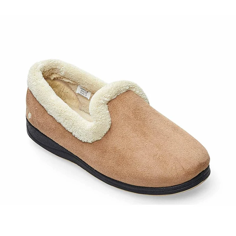 Padders Ladies Slippers 2E Fit Vulcanised - REPOSE