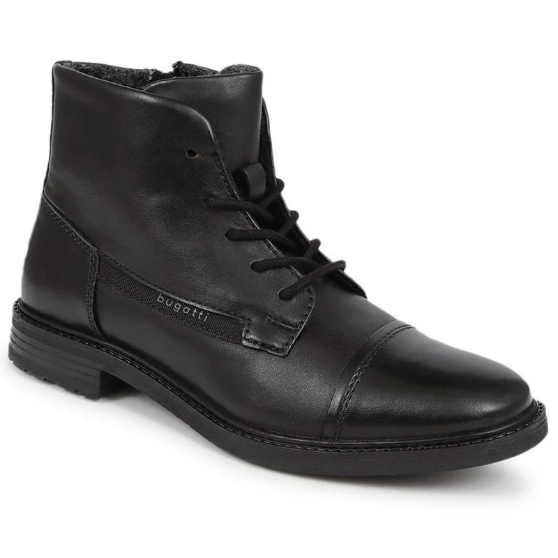 Lace-Up Ankle Boots - BUG40505 / 325 712 - Black