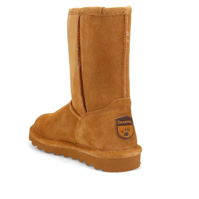 Tall Faux-Fur-Lined Ankle Boots - EDNB40038 / 326 899 - Chestnut