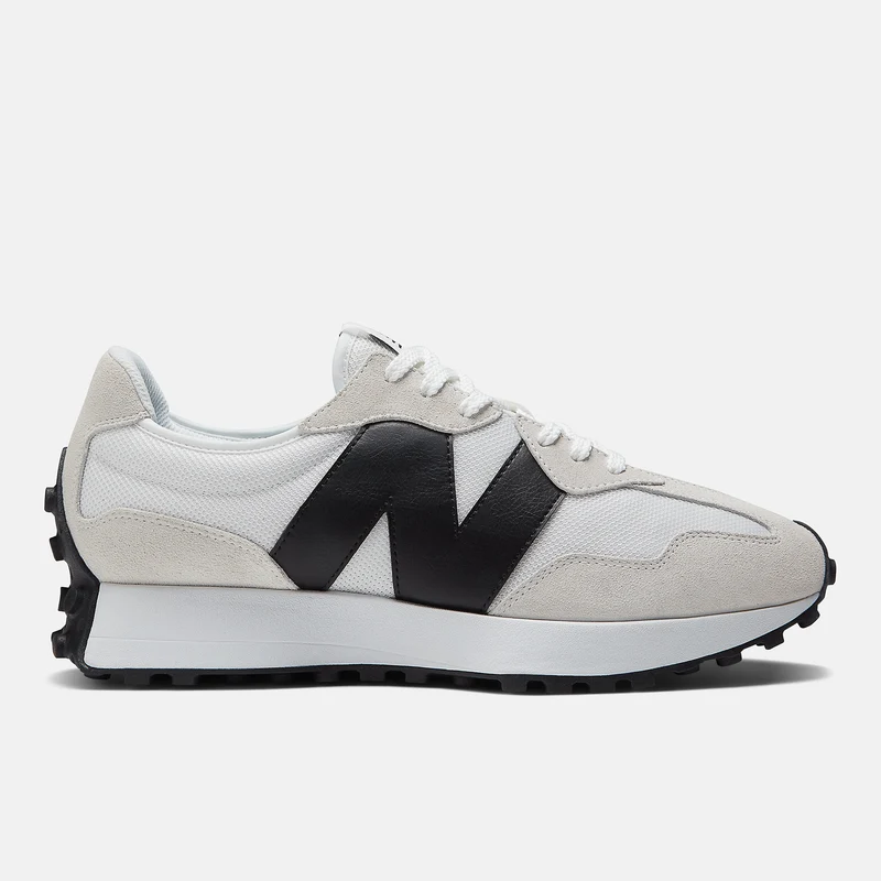 New Balance Unisex 327 Fashion Trainer – Weiß / Schwarz