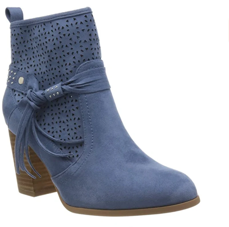Refresh Damen-Stiefelette – Blau