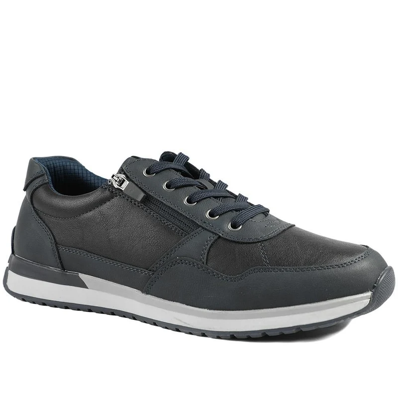 Lace Up Trainer with Grip Sole - GANG42005 / 327 859