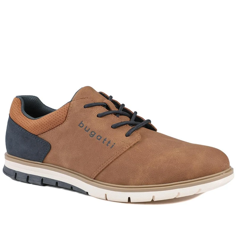 Leather Lace Up Comfort Shoes - BUG43509 / 328 750 - Tan