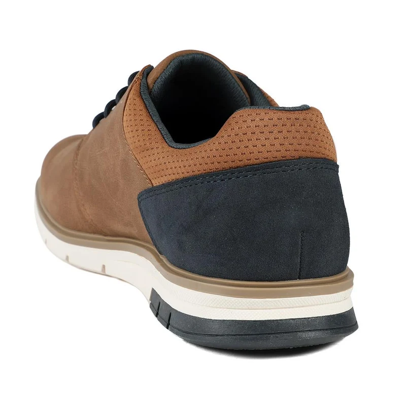 Leather Lace Up Comfort Shoes - BUG43509 / 328 750 - Tan