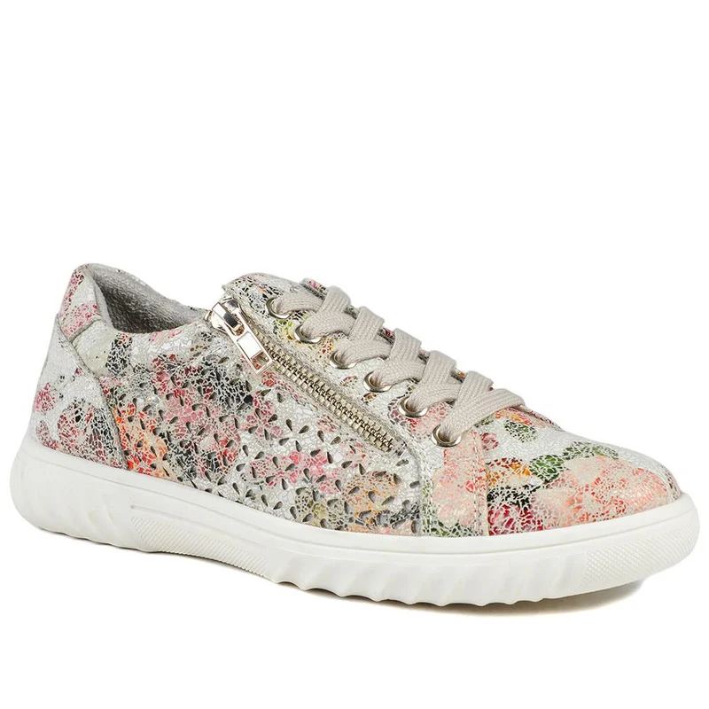 Casual Breathable Zip Trainers - WBINS43091 / 329 174