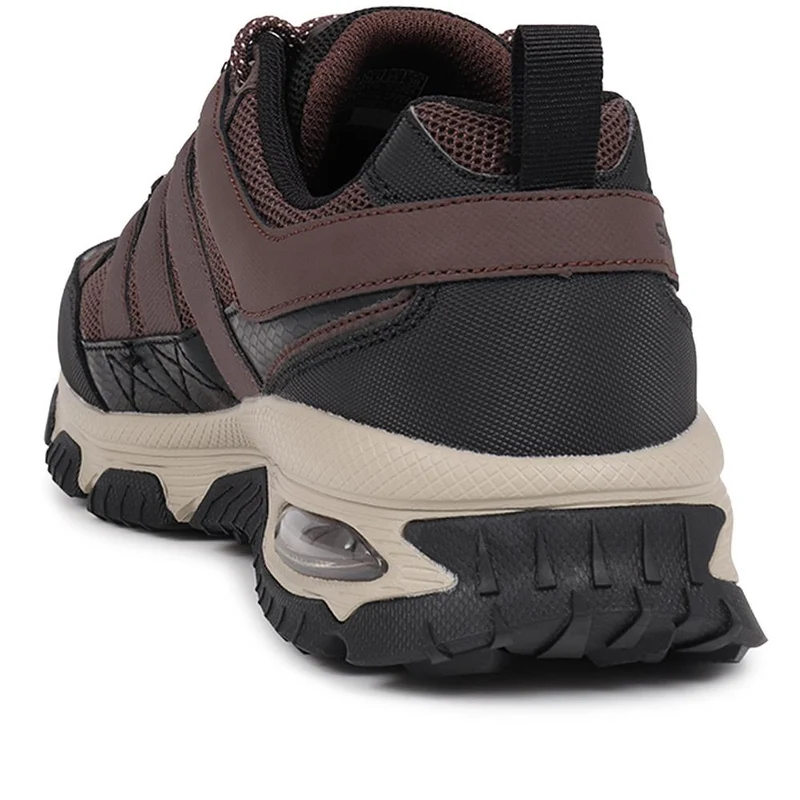 Skech-Air Envoy Lace-Up Trainers - SKE40087 / 325 605 - Brown