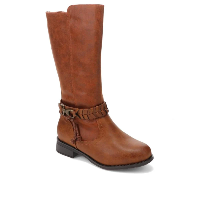 Buckle-Detailed Long Boots - TAMMIE / 326 598 - Tan