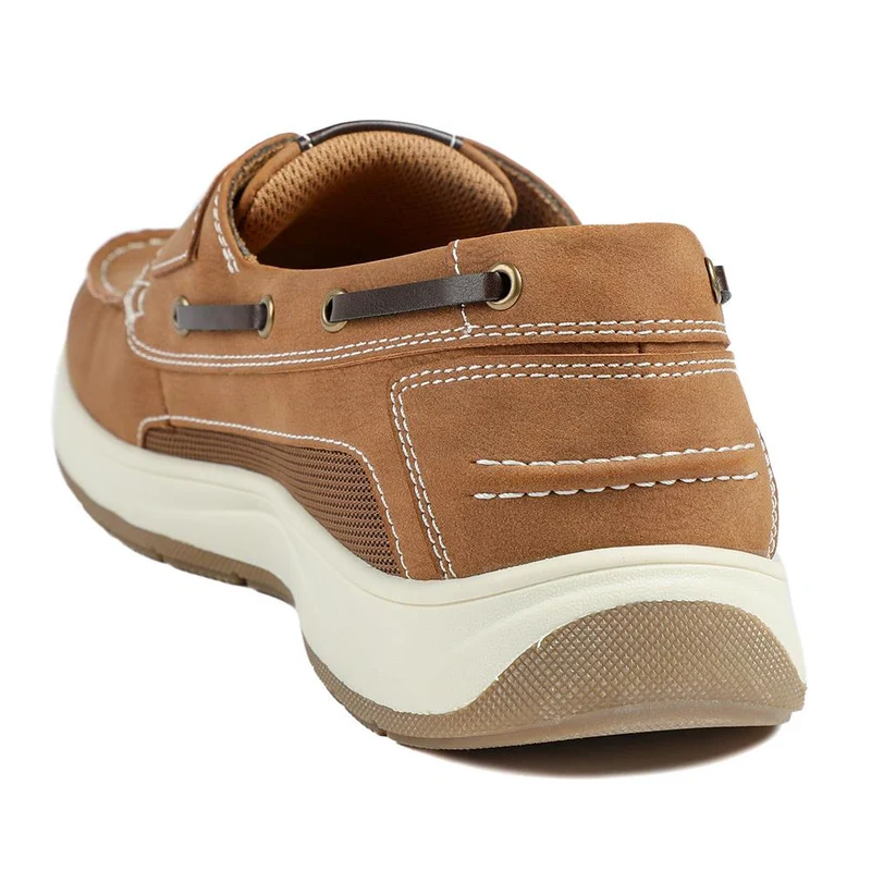 Wide Fit Touch Fasten Casual Shoes - CHANG43002 / 328 834 - Tan