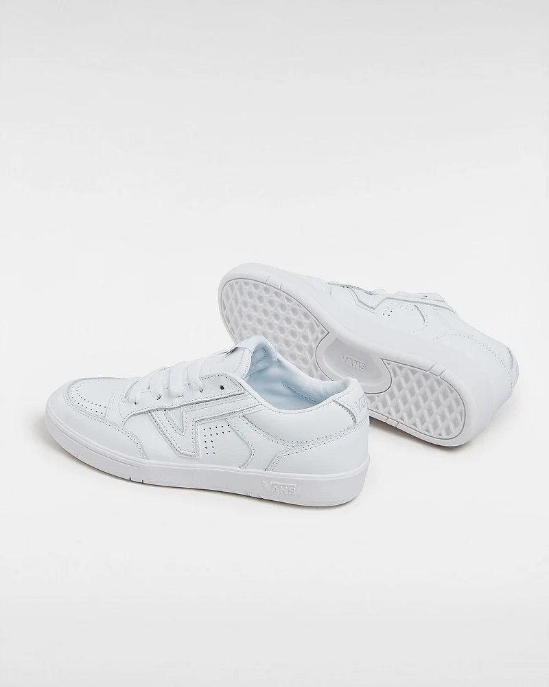 VANS Unisex Lowland ComfyCush Ledersneaker – True White